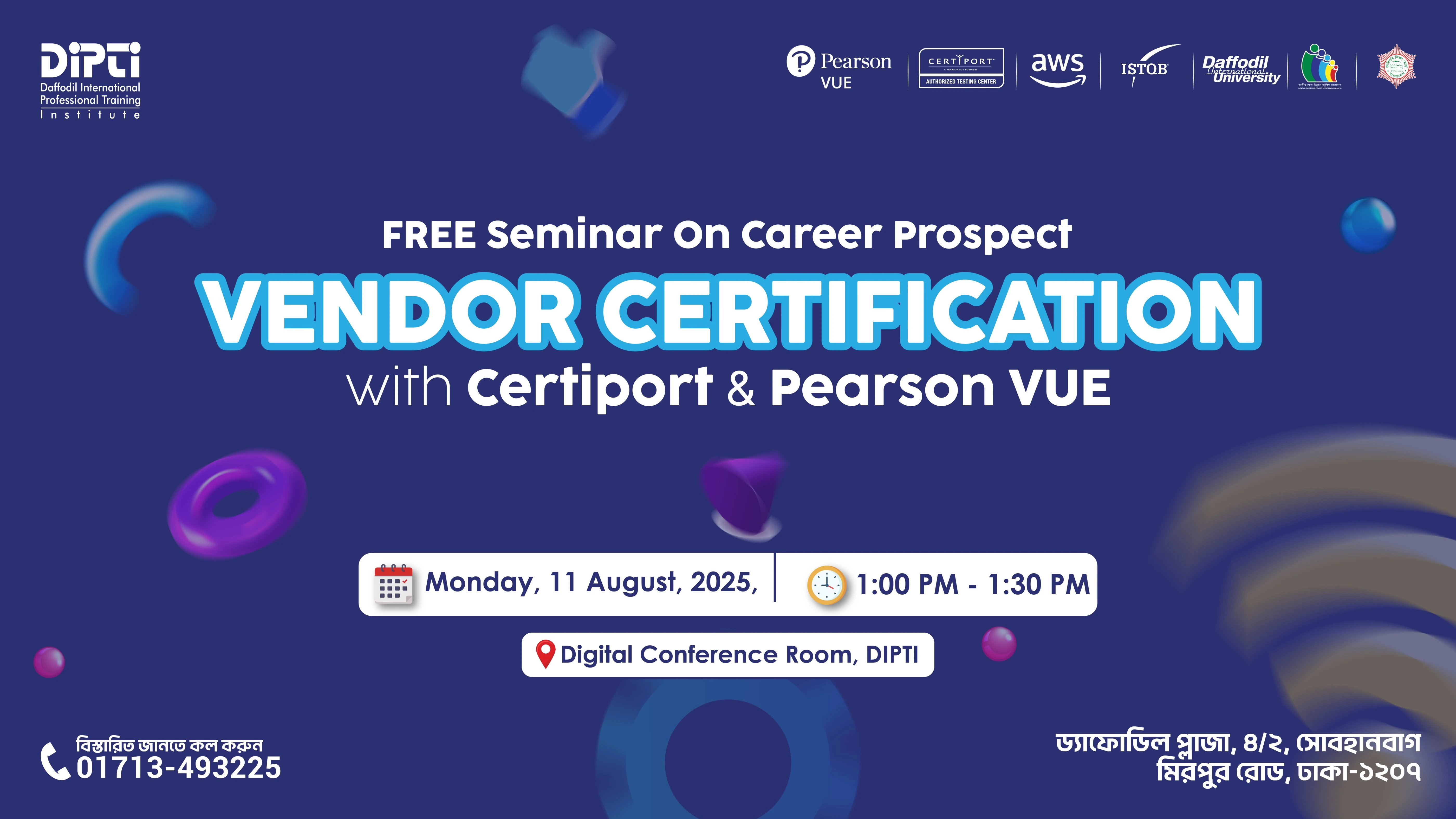 Free seminar on vendor certifi...